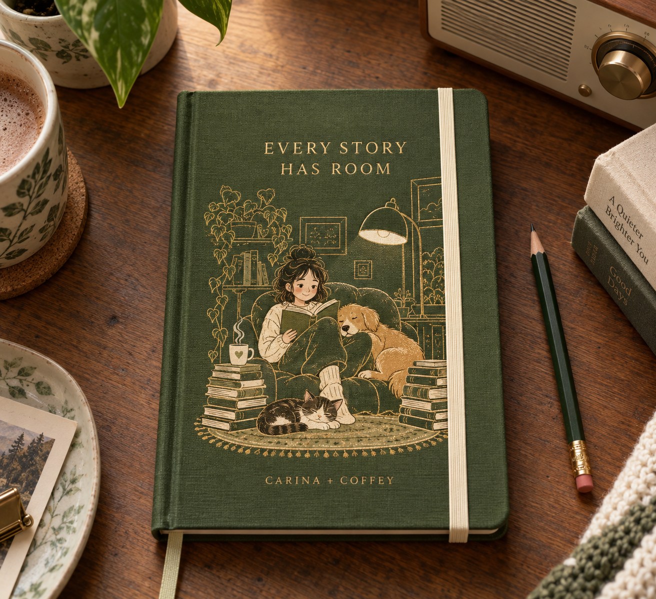 Carina and Coffey story journal